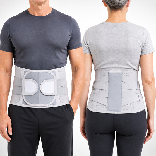 Breathable mesh materials keep the brace comfortable for extended wear, while the contoured spine support encourages healthier posture and improved spinal alignment.