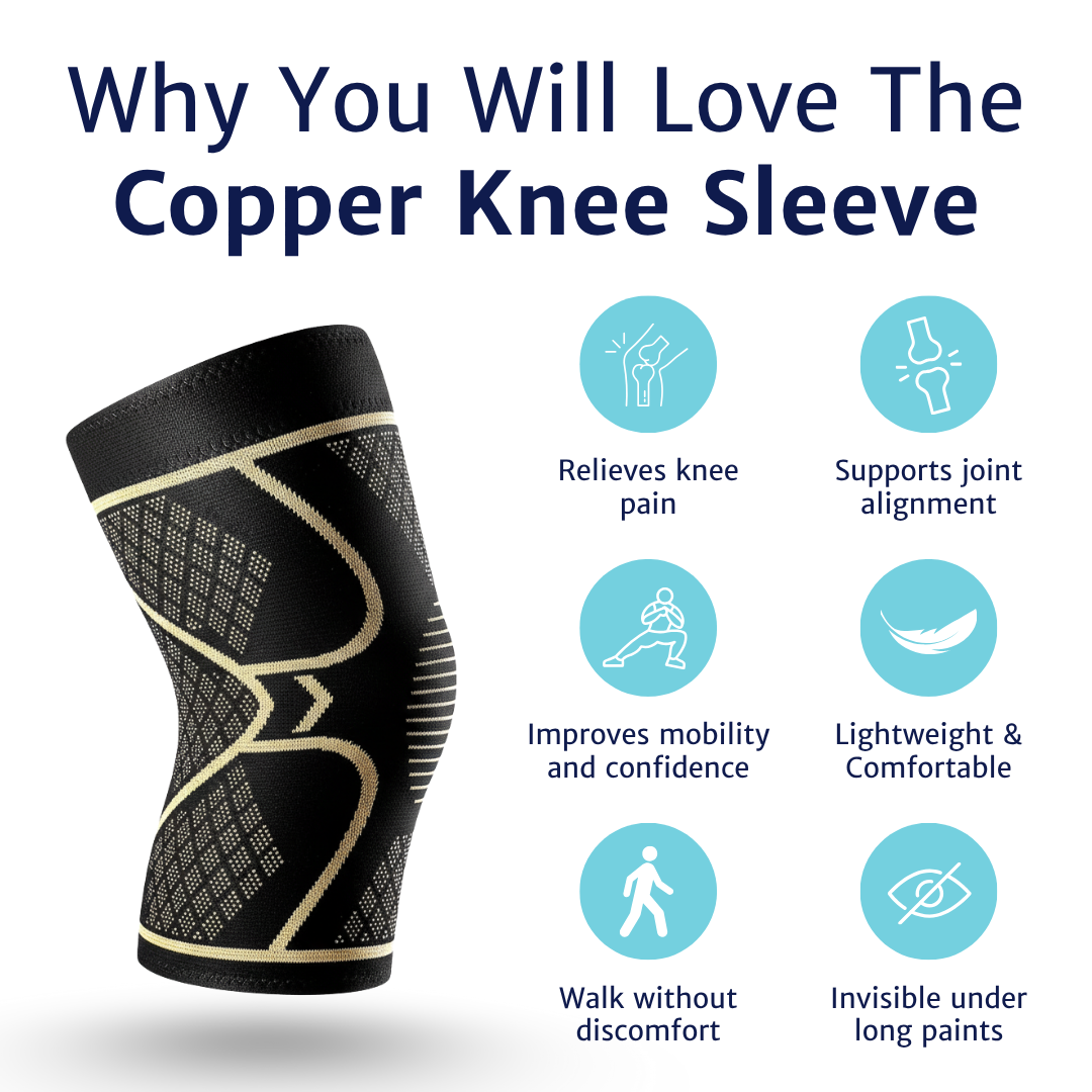 WeRelieve™ Copper Knee Compression Sleeve
