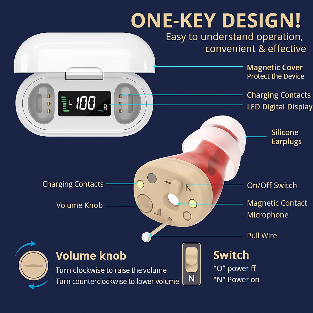 WeRelieve™ Hearing Aid Device