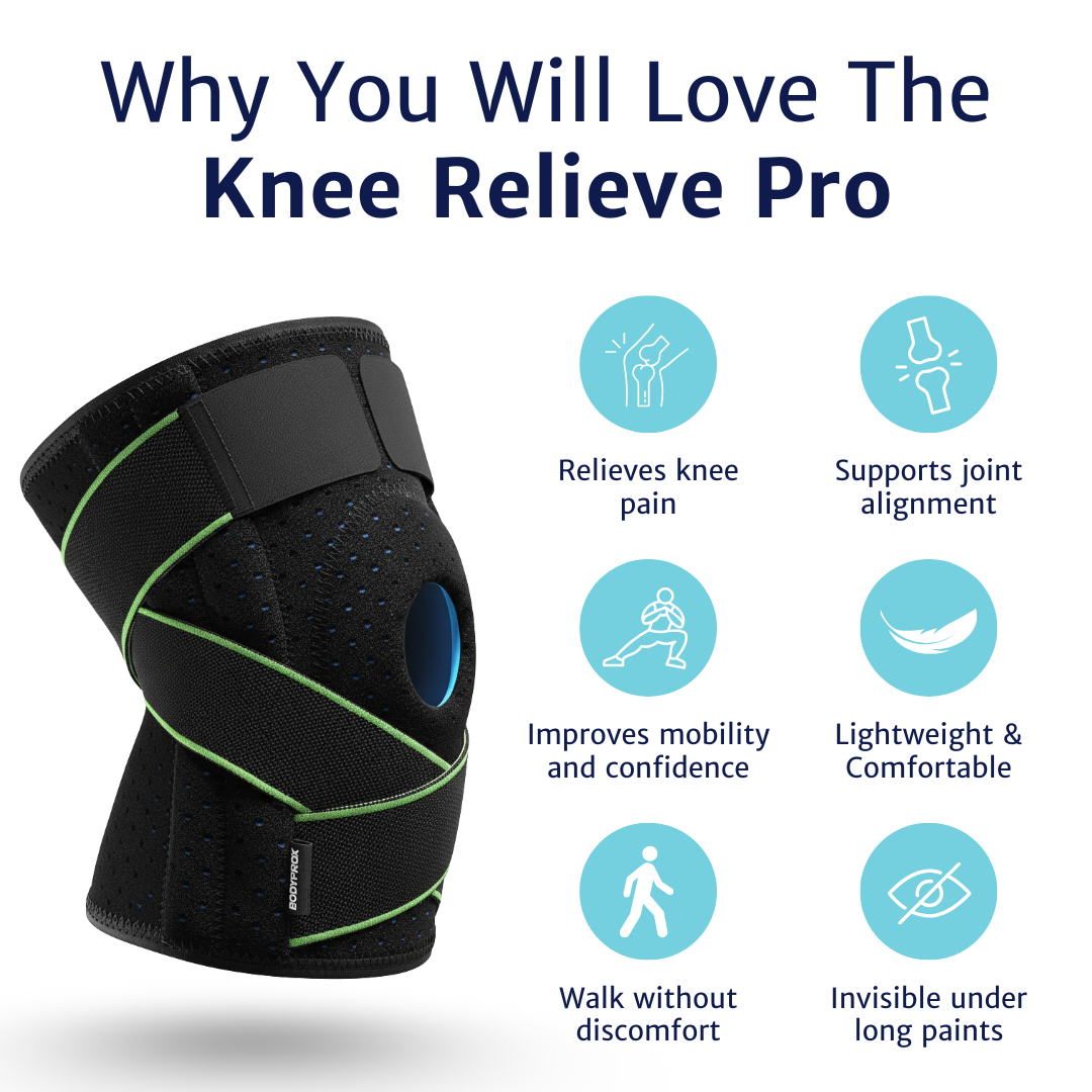 Knee Relieve Pro™️ - with Side Stabilizers & Patella Gel Pads