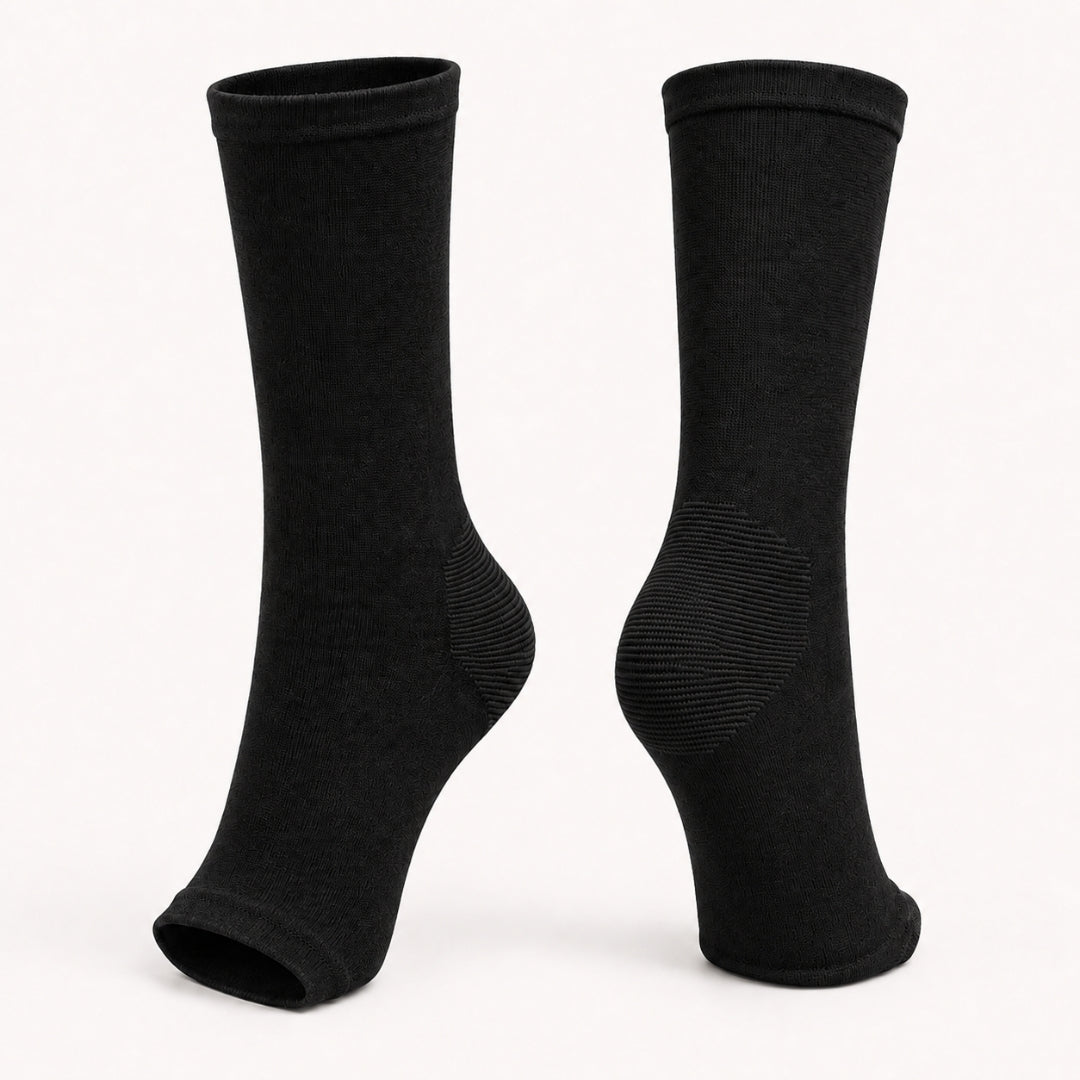 Planta Compression Socks in black – breathable everyday support socks by WeRelieve