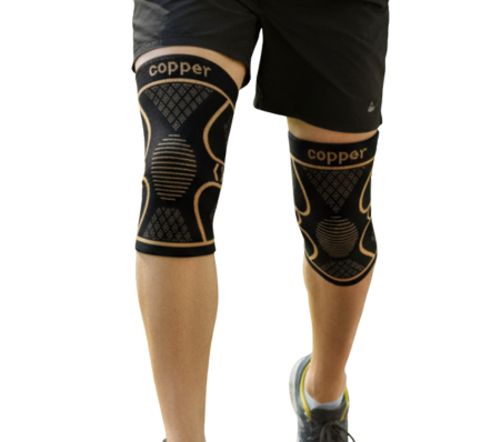 Woman with posture corrector