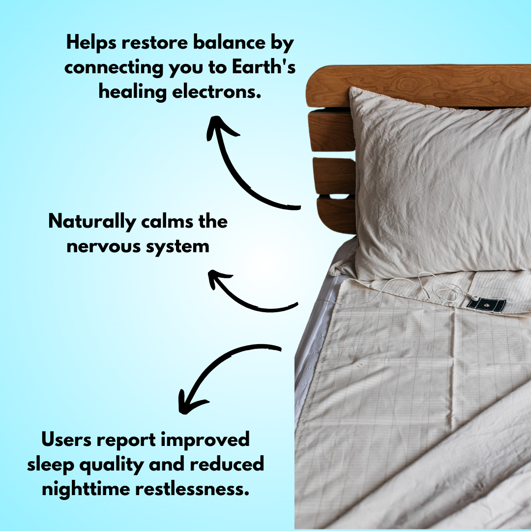 WeRelieve™ Grounding Bed Sheet