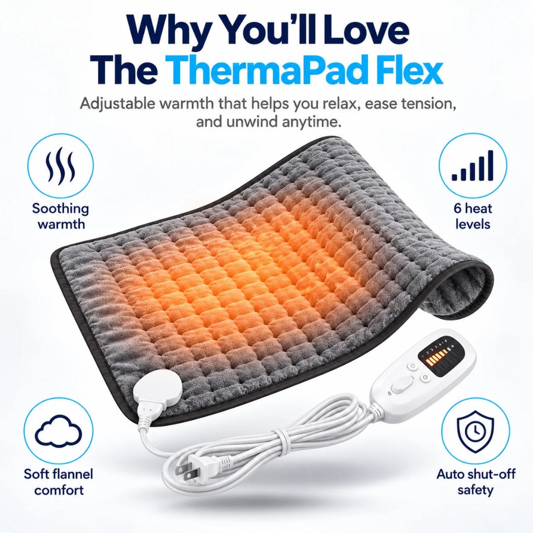 ThermaPad Flex heat settings and fabric features