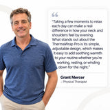 ThermaWrap Pro physical therapist testimonial graphic